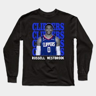 Los Angeles Clippers Russell Westbrook 0 Long Sleeve T-Shirt